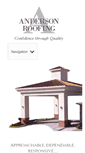 Mobile Screenshot of andersonroofstexas.com